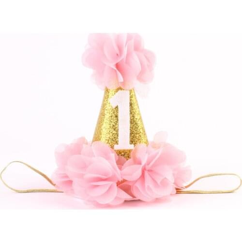 2019 Dog Pet birthday hat headdress cat dog cute Teddy photography props Party hat party arrangement