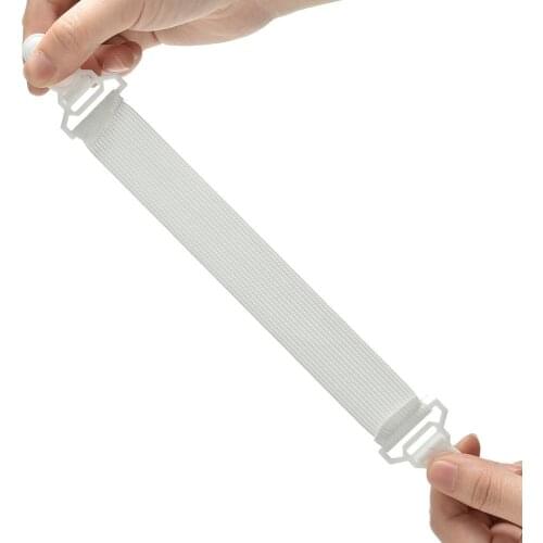 4pcs Bed Sheet Mattress Cover Blankets Grippers Clip Holder Elastic Adjustable Bed Sheet Cord Hook Loop Straps Strap Suspender