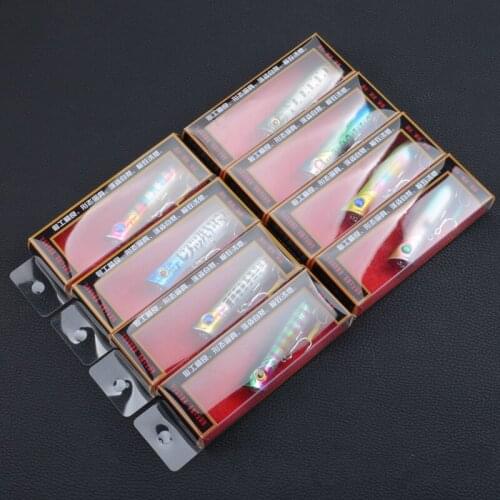 8Pcs/Lot 6cm/24.5g Boutique Popper Fishing Lures Top Water 3D Eyes Wobbler Crankbait Artificial Hard Sea Fishion Swim Bait