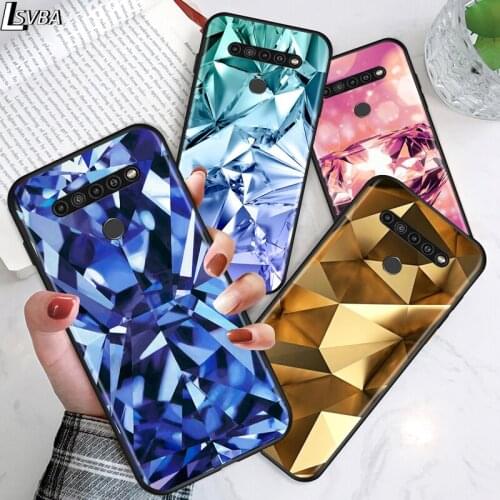 Flash Diamond for LG G8 G8S G8X V30 V35 V40 V50 V60 ThinQ Q60 K40 K50 K51 K61 K71 K92 K62 Soft Black Phone Case