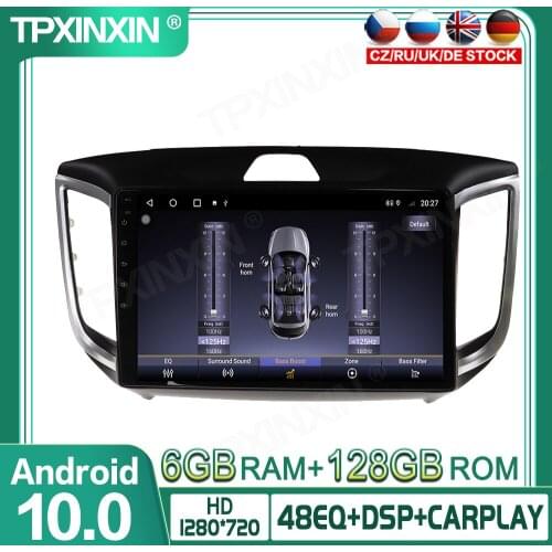 Android 10.0 6+128G For Hyundai IX25 2014-2018 Car Gps Navigation Stereo Unit Multimedia Player Radio Tape Recorder Head unit
