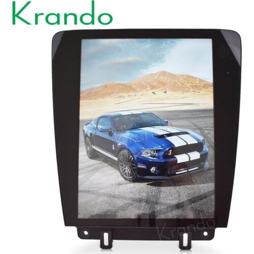 Krando Android 9.0 4G 32G 12.1" Tesla Style Vertical Screen Car Radio For Ford Mustang 2010-2014 GPS Player Wireless Carplay