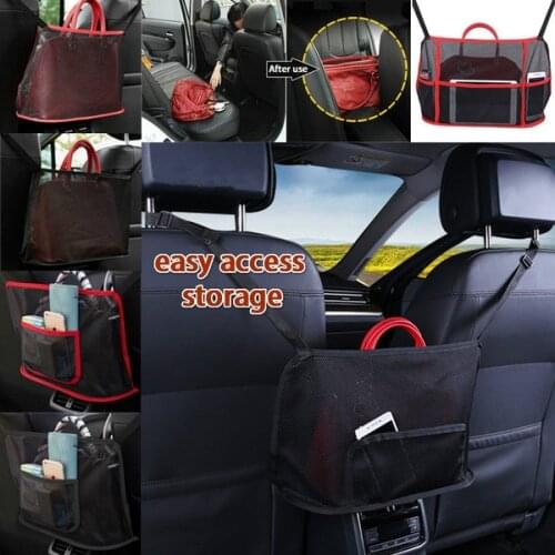 Car Net Pocket Handbag Holder for Handbag Bag Documents Phone Valuable Items