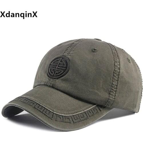 XdanqinX 100% Cotton Baseball Caps For Men Women Snapback Cap Couple Hat New Casual Men Brands Cap Adjustable Size Womens Hats