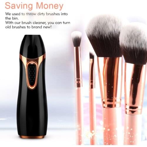 Electric Makeup Brush Cleaner & Convenient Washing Make up Brushes Cleanser Cleaning Tool Machine