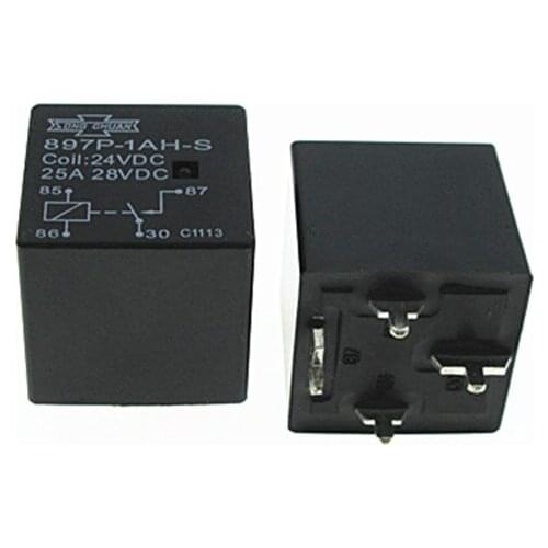 HOT NEW 24V relay 897P-1AH-S 897P 1AH S 897P1AHS DC24V 24VDC 24V 25A 4PIN