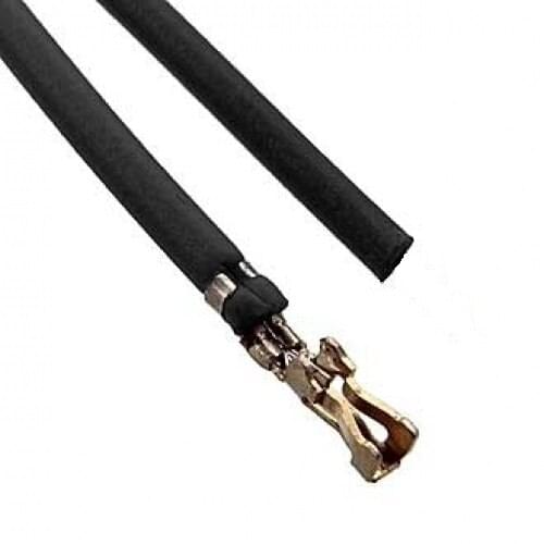 100pcs UL1571 28 AWG BLS-2 2.0 mm Dupont Wire Crimp Terminal Pin Wire Female Crimp Terminal to Solder 30 cm Length Tin Plate end