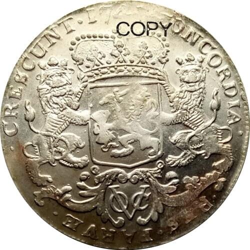 Netherlands West Friesland 1740 AR Ducaton or Silver Rider 90% Silver Copy Coin