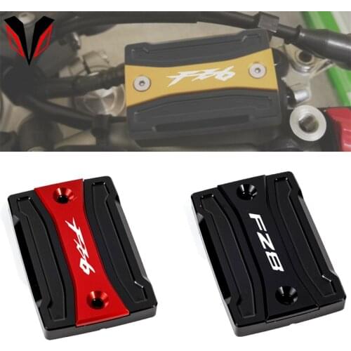 Front Brake Fluid Reservoir Cover Cylinder Cap For YAMAHA FZ8 FAZER 2010-2014 FZ6 2004-2015 Motorcycle Accessories Aluminum