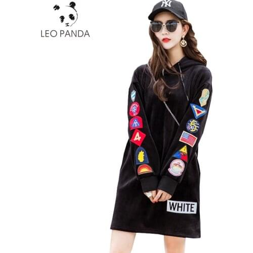 LEOPANDA Hooded Sweatshirts For Women