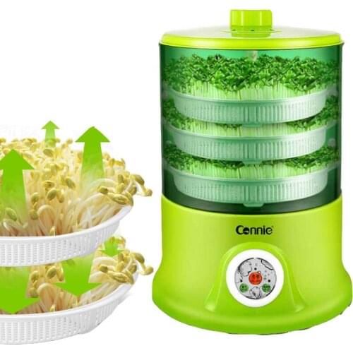 Bean sprouts Grow machine home automatic 3 layers large capacity intelligent multi-functional smart home bean sprouts machine