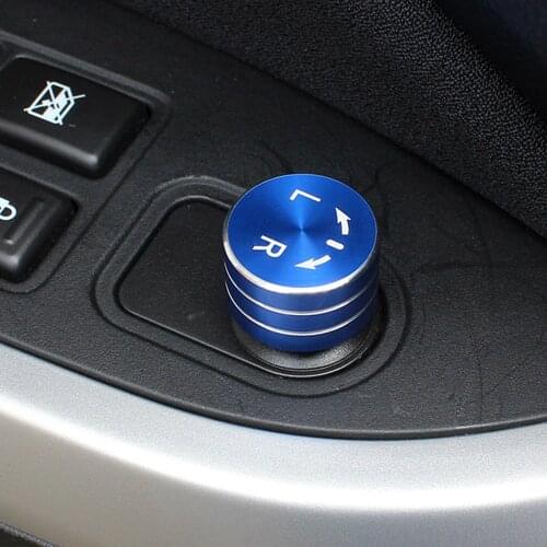 For Suzuki Vitara S-Cross 2015 2016 2017 2018 Car Rearview mirror adjustment switch sticker Rear mirror knob Accessories styling