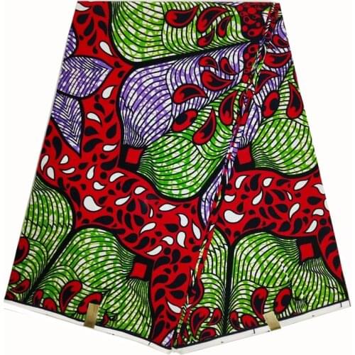 New Arrival 100% Cotton Batik High Quality African Prints Wax Real Ankara Printed Fabric 6 Yards Quality