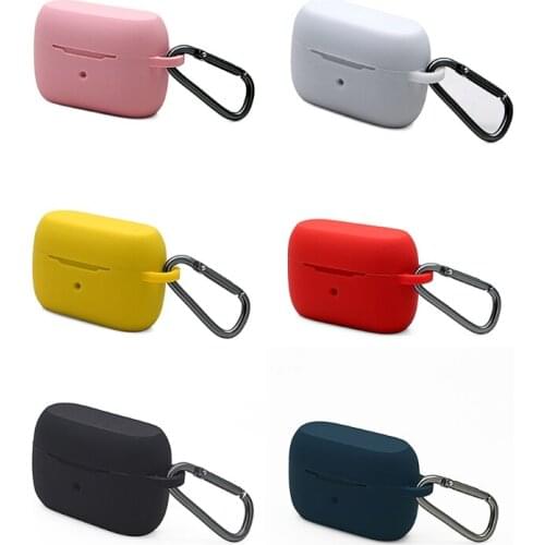 Shockproof Silicone Protective Cover Shell Anti-fall Earphone Case for-Jabra Elite 85t True Wireless Bluetooth Earbuds