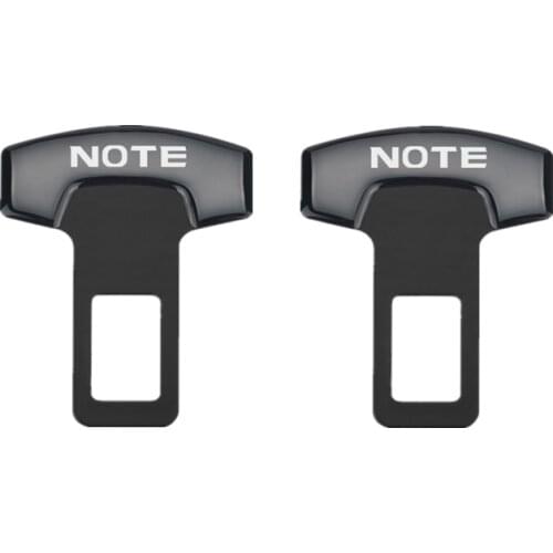 2PCS Safety Belt Buckles Real Trucks Car Safty Belt Alarm Canceler Stopper for Nissan NOTE E11 E12 Accessories Car Styling