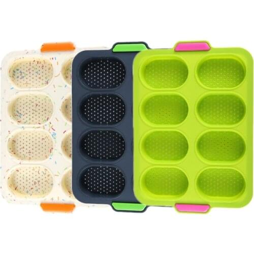 Baguette Baking Tray Non-Stick Perforated Pan Loaf Baking Mould for Baking French-Bread Breadstick and Bread Roll