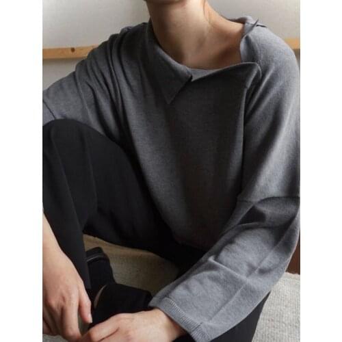 Women Sweater Round Neck Bottoming Shirt Womens New All-match Slim-fit Sweater Thin Top