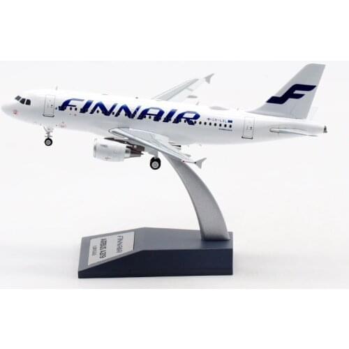 1:200 A319 OH-LVL FINNAIR airplane aircraft plane alloy model with base landing gear collectible diecast toy