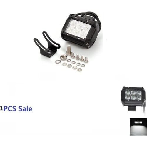 18W DC9-32V White 4inch 1260LM Bar led light led lamp light Spot Flood LED Working Light Aluminum Led Lights for Cars 1PCS