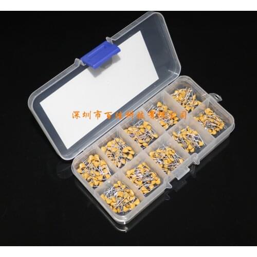 300pcs 10 specifications × 30pcs (10P-100nF) monolith capacitor sets