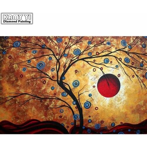 5D DIY Diamond Painting "landscape" Embroidery 100% Full Round Diamond Cross Stitch Rhinestone Mosaic Painting Decor Home YY