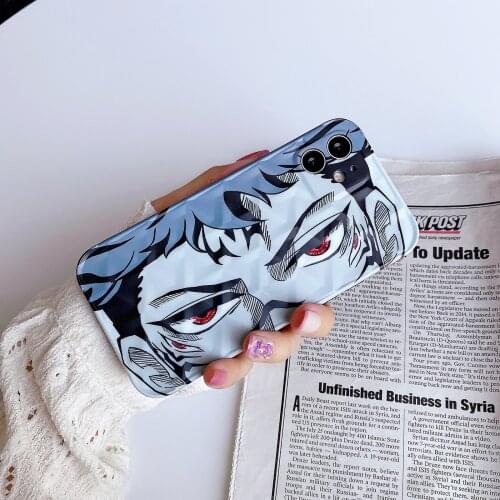 Jujutsu Kaisen Itadori Yuji Phone Case Cover for Iphone 12 Pro Max X XR XS MAX 6 7 8 Plus 11 Pro Max