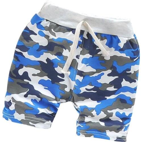 Baby pants 2017 new cotton 0-3 year camouflage baby boys short pants kids short five pants camouflage knee length