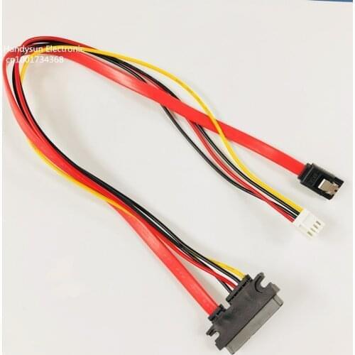 10Pc SATA 7+15Pin Floppy drive to Small 4Pin 2.54MM+SATA HDD With shrapnel to 22Pin hard disk drive SATA Data Power Supply Cable