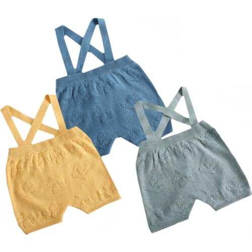Korean Style Baby Boys Girl Rompers Knitting Sleeveless Infant Baby Girls Jumpsuit Overall Summer Autumn Baby Girls Clothes