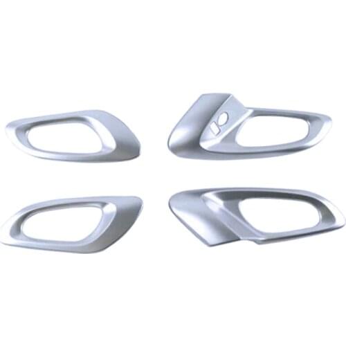ABS Chrome Inner Door Handle Bowl Molding Cover for Renault Kadjar 2015 2016 2017 Left Hand Drive Only