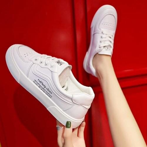 High-top sneakers womens thick-soled casual white shoes womens autumn and winter 2019 new ins students running shoes U26-15