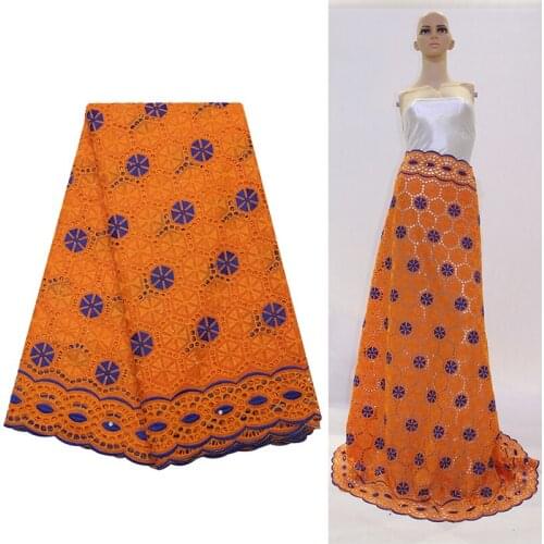 Hot Sell Swiss Voile Lace Fabric 2020 High Quality Lace Diamond African Party Gown Eyelet Embroidery Cotton Nigerian Lace Fabric