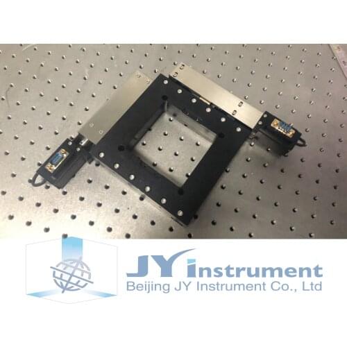 Motorized XY Integrated linear translation stage, travel range 50x50mm