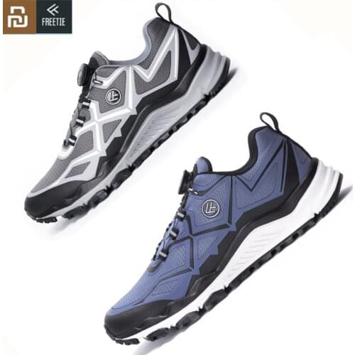 Youpin FREETIE Men Knob Strap sneakers Outdoor Sports Trail xiaomi mijia Running Shoes High Cushioning Walking Footwear