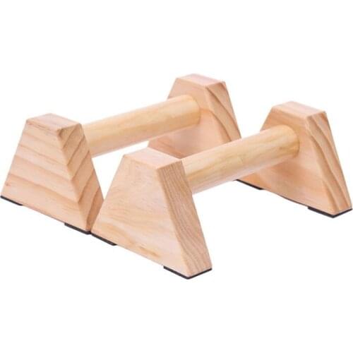 Pine Wood Set of 2PCS | Beautiful, Smooth, Non-Slip Yoga & Gymnastic Training Tool for L-Sits, Lolasana, Handstand Pushu