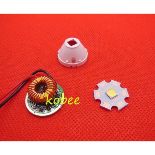 NEW Cree XHP50 6500K 5000K LED with 20mm Copper PCB 6V +Lens +5 Mode driver