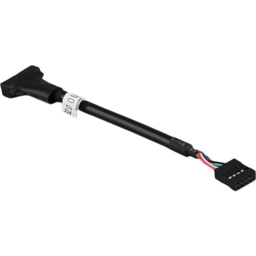 NEW USB 2.0 9 Pin Female to Motherboard USB 3.0 20 Pin Male Extension Cable In stock