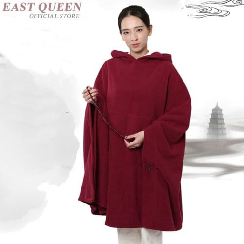 Buddist hooded cloak cushion meditation women long robe gown meditation supplies monk outfit buddist monk robes FF387 A