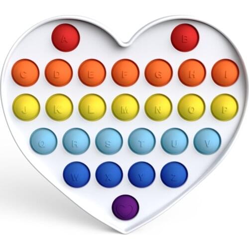 Simple Dimple Dimpl Digits Push Bubble Fidget Sensory Toy Autism Pop Fidge Squeeze Funny Stress Reliever Bubbel Educational Toys