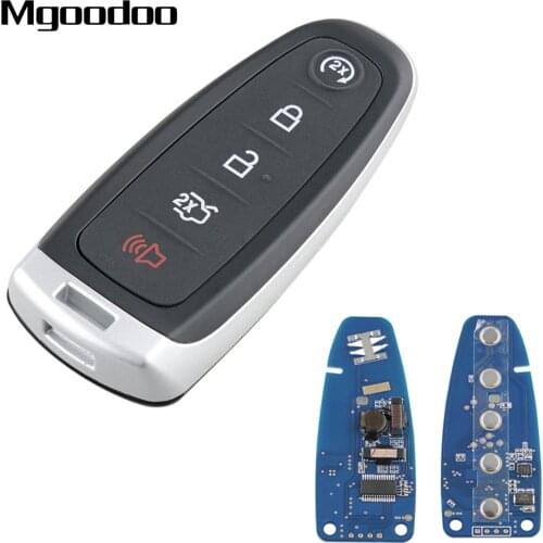 Mgoodoo 5 Buttons Smart Remote Car Key 315MHz For Ford Edge Escape Expedition C-max Flex Focus Taurus 2013-2016 FCCID M3N5WY8609