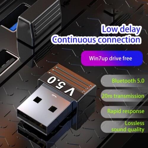 USB Bluetooth-compatible Adapter Dongle For PC Computer Wireless Mouse Keyboard PS4 Aux Audio Bluetooth-compatible Transmitter