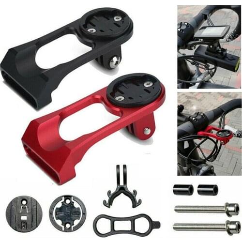 Bicycle Stem Extension Holder Computer Out Front Mount Bracket Handlebar Frame Odometer Speedometer Adapter GPS Holders