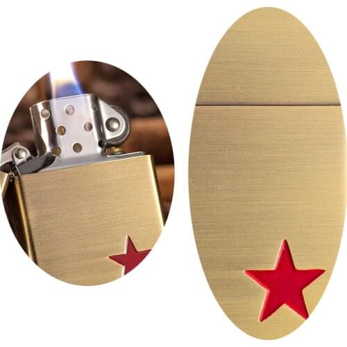 Windproof Lighters Kerosene Personality Creative Brushed Chinese Heart Mens Birthday Boyfriend Gift