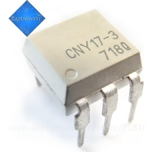 10pcs/lot CNY17F-2 CNY17F-3 CNY17-3 CNY17-1 CNY17F CNY17 DIP-6 In Stock