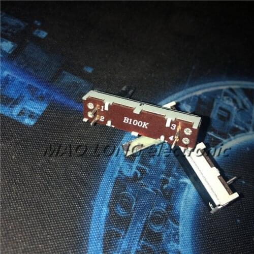 35MM mixer straight sliding single potentiometer B100K with midpoint iron handle 15MM SC2043N 4 feet
