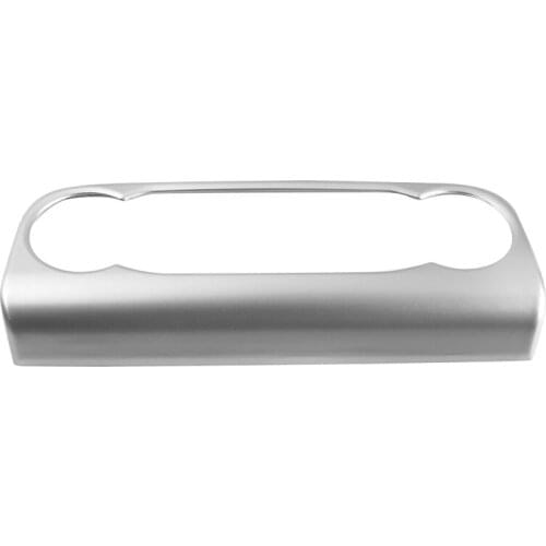 Car Silver Console Air Condition Panel Cover Trim ABS Accessories Fit for Ford Focus 2019 2020