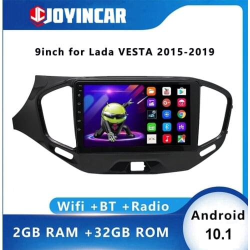 JOYINCAR Android 10.1 Car Multimedia Video Player GPS Navi For LADA Vesta Cross Sport Radio 2015 2016 2017 2018 2019 2 Din