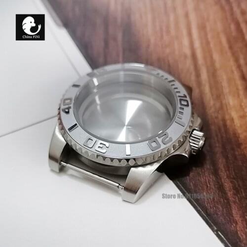 Diver Water Ghost Case Luxury Sapphire Crystal Lens Mens Mechanical Watch Yacht Watch Ring Refitted Seiko 4R/Nh35A/36A Movement