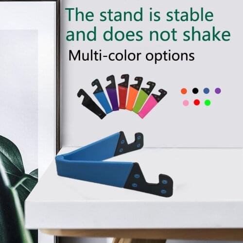 Phone Holder V-shaped Tablet Stand Universal Foldable Mobile Smartphone Holder Stand for iPhone 12 Samsung Portable Bracket
