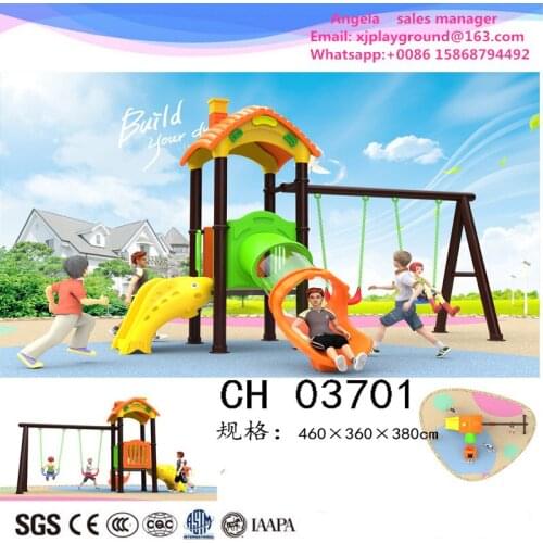 Cheap Price Kids Outdoor Playground Equipment with Swing For Sale